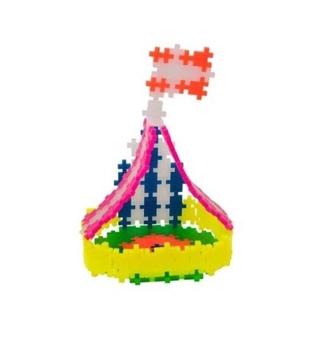 Stavebnice Plus-Plus Mini Mix 600ks (Pastel/Neon) + 2 základní desky