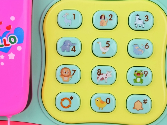 Barevný hudební telefon pro děti
