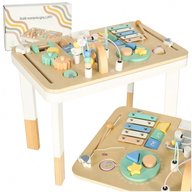Dřevěný Montessori Stolek pro Děti Lulilo