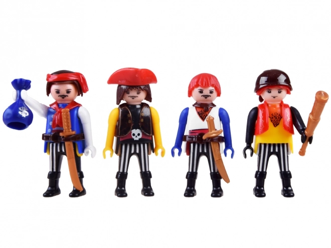 Pirátská loď s figurkami a zvukovými efekty