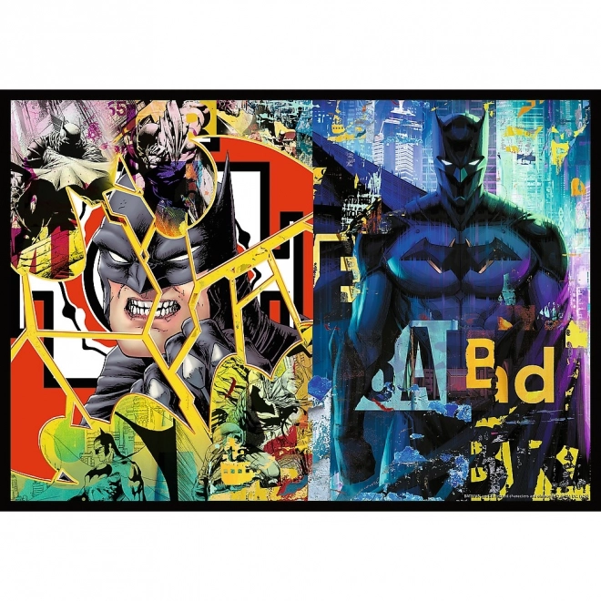 Puzzle 4x250 dílků Batman v akci