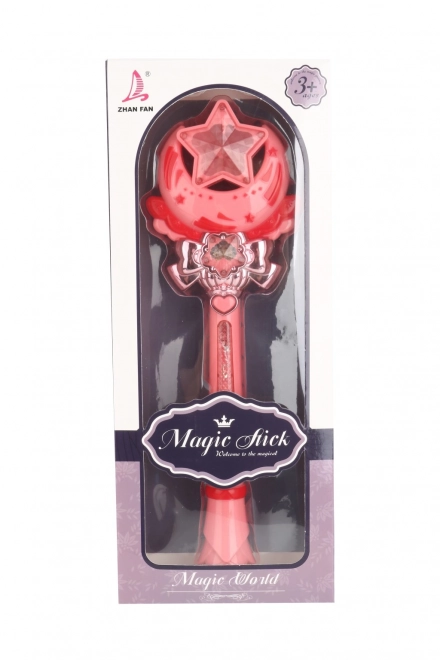 Magická hůlka se světlem a zvukem pro malé princezny