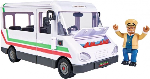 Trevorovo autobusové vozidlo s figurkou hasiče Sama