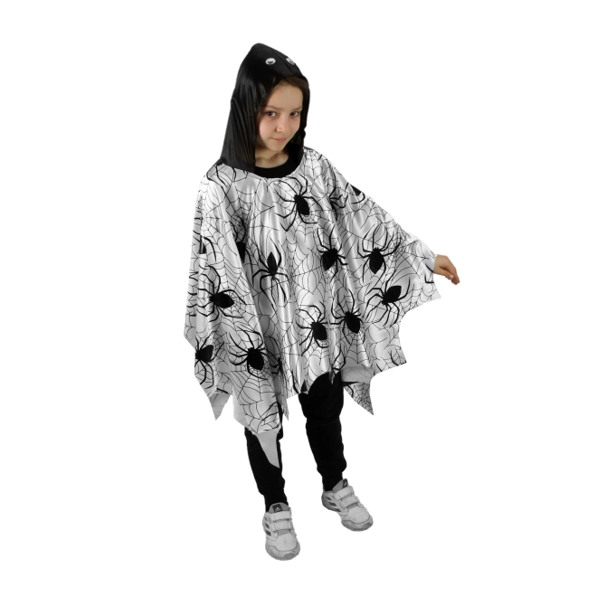 Pohodlný pončo střih pro malé strašidlo