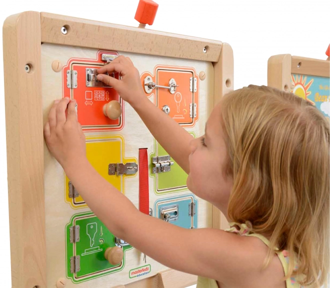 Naučný panel Masterkidz: Otevírání a zavírání zámků