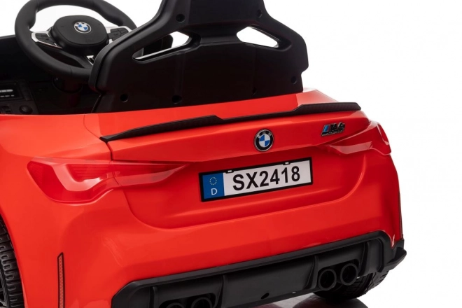 Auto na baterii BMW M4 červené