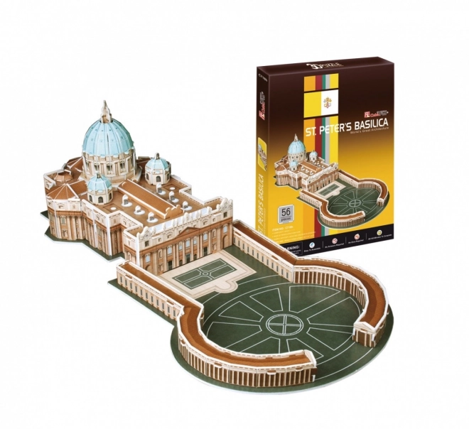 3D puzzle bazilika svatého Petra
