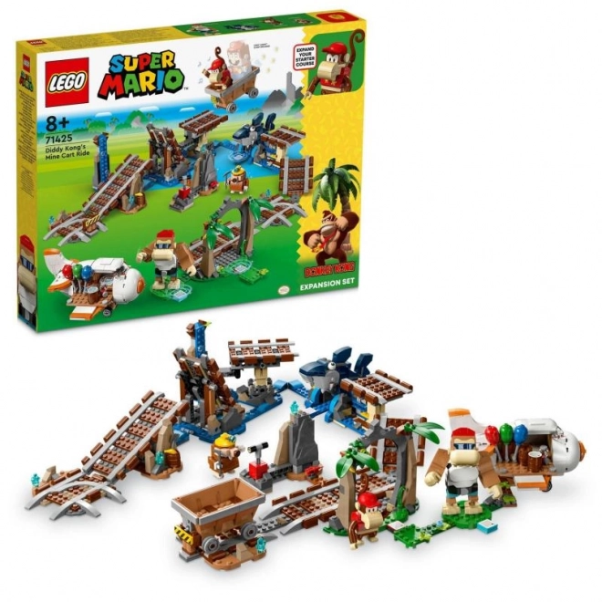 Kreativní stavebnice LEGO Super Mario Diddy Konga důlní dráha rozšíření