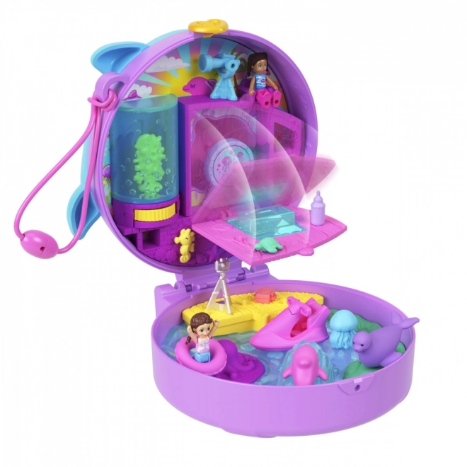 Polly Pocket Akvárium Delfín Kompaktní sada figurek