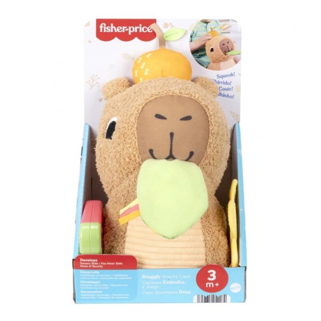 Fisher-Price plyšová hračka kapybara s příslušenstvím