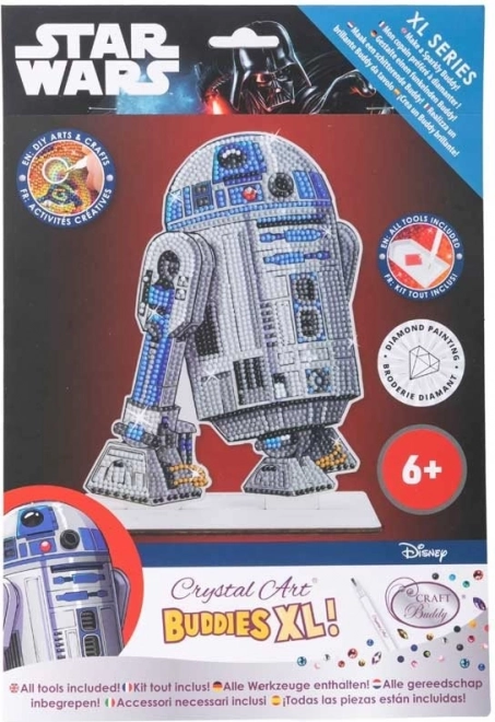 Diamantové malování XL Star Wars: R2-D2