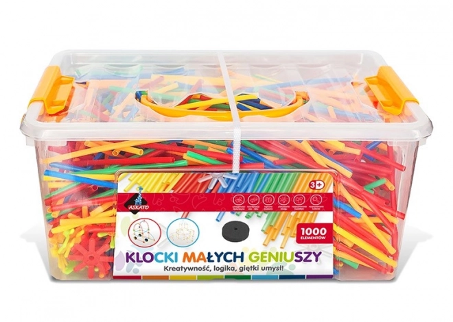 Konstrukční stavebnice Malých Géniů - Malé slámky
