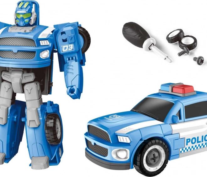 Policejní autorobot se šroubovákem 15 cm
