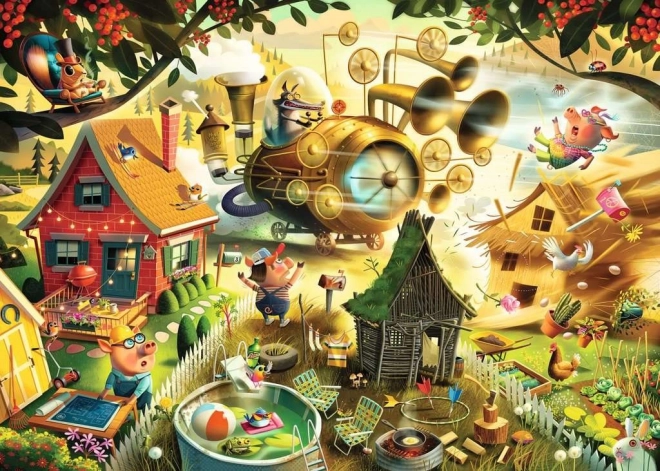 Ravensburger puzzle Tři malá prasátka