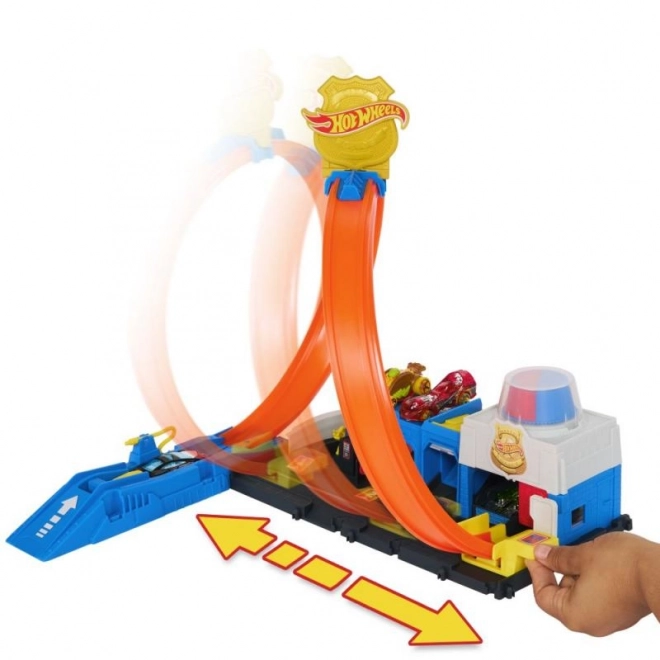 Super policejní stanice Hot Wheels