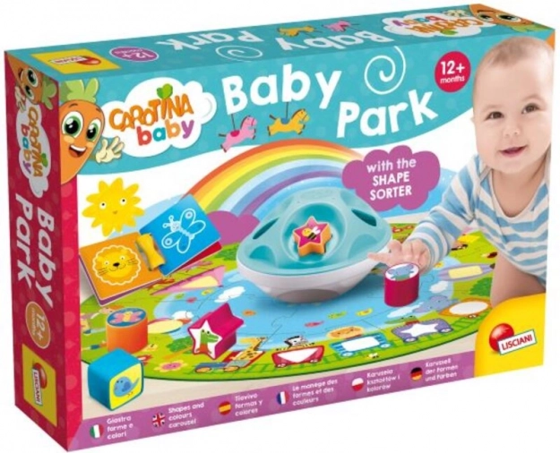 park tvarů a barev LISCIANI Carotina Baby – vzdělávací hračka pro děti od 12 měsíců