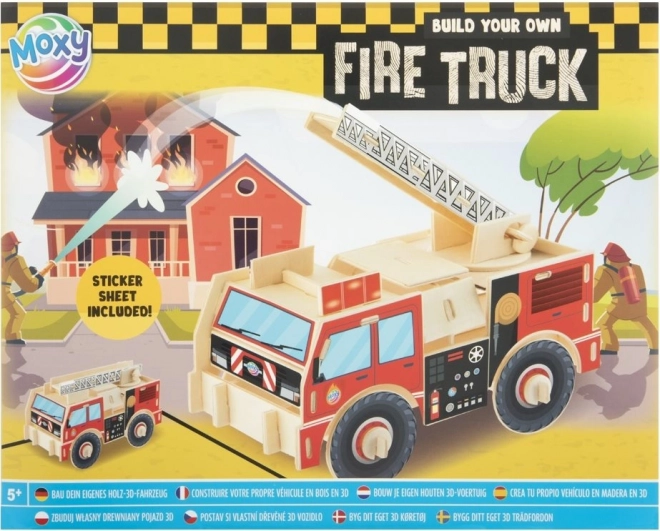 3D puzzle Hasičské auto