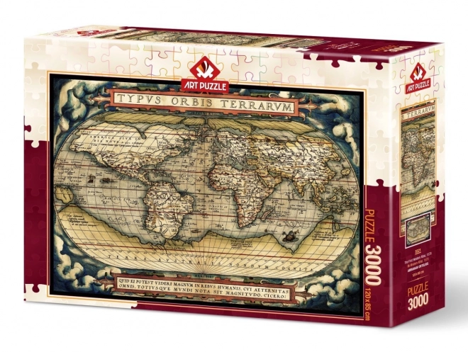 ART PUZZLE Puzzle První moderní atlas z roku 1570, 3000 dílků