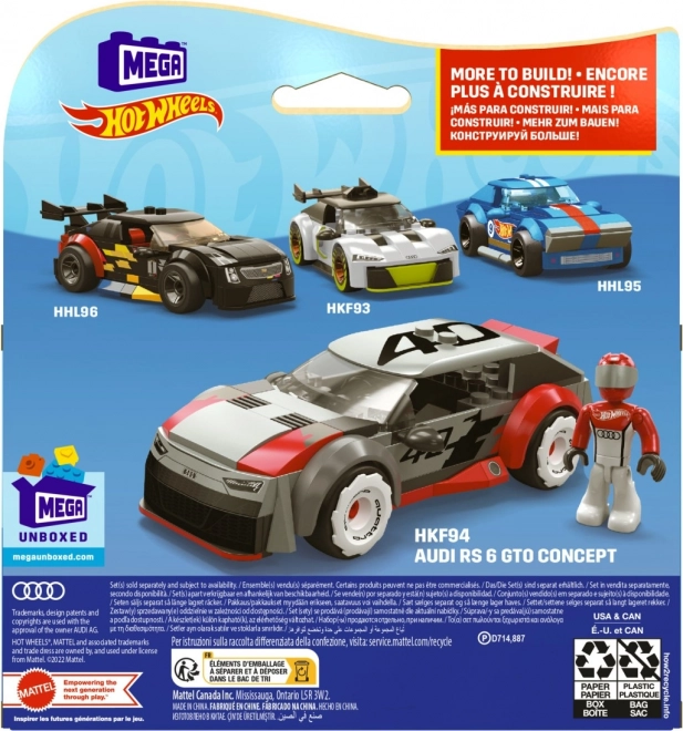 Stavebnice Hot Wheels Audi RS6