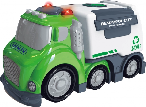 Woopie Popelářský Vůz City Truck Zvukové a Světelné Efekty