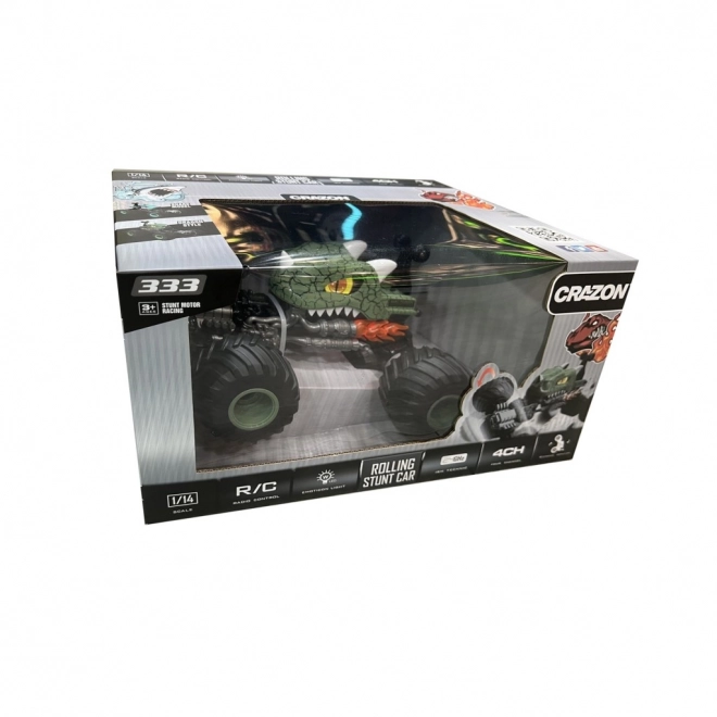 RC kaskadérské auto zelené