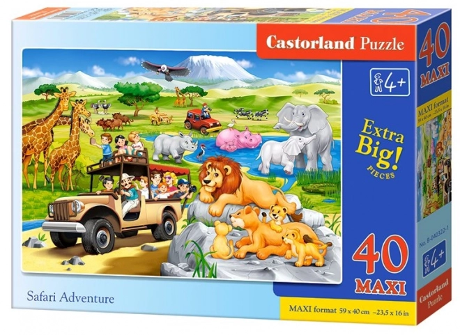 Dobrodružství na Safari MAXI puzzle