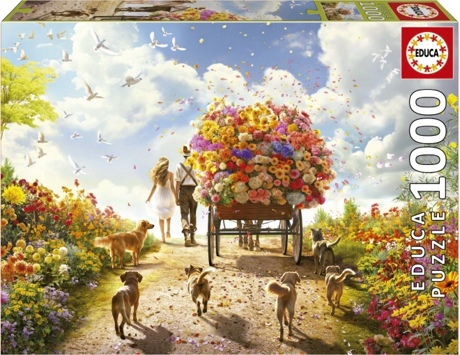 Educa puzzle Rozvoz květin 1000 dílků
