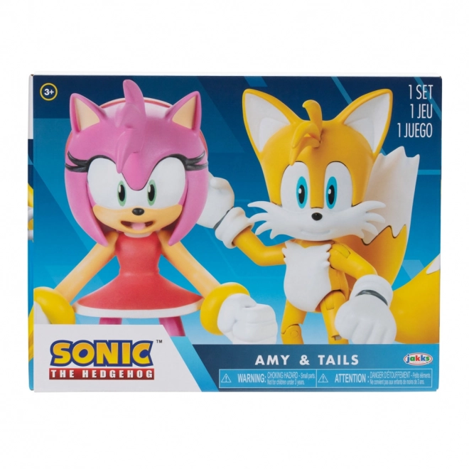 Figurky SONIC – Amy a Tails 10 cm