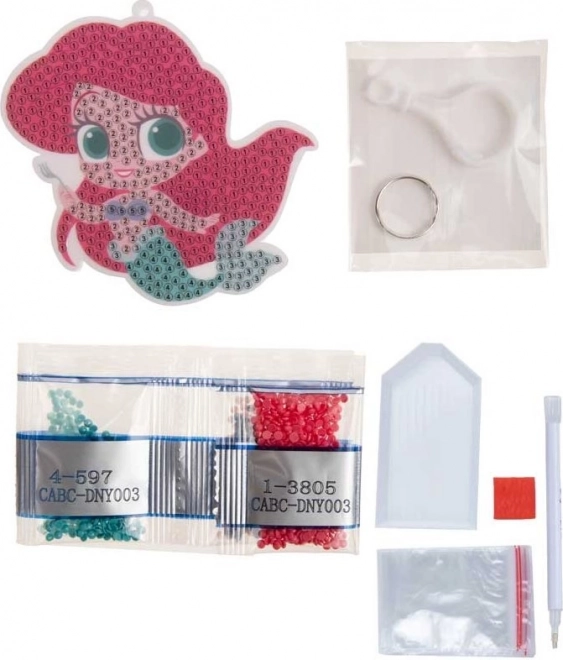 Crystal Art přívěsek Malá mořská víla