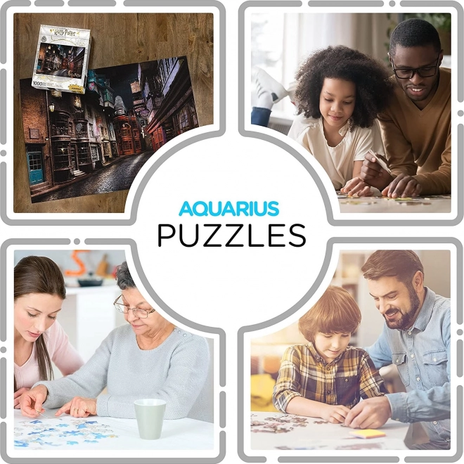 AQUARIUS Puzzle Harry Potter: Příčná ulice 1000 dílků