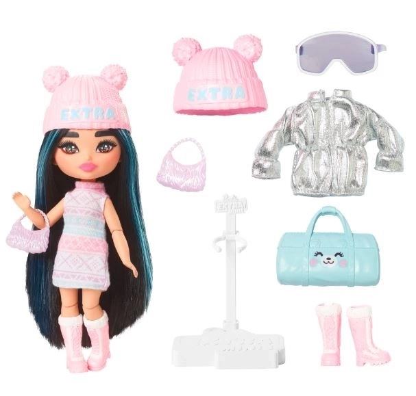 Panenka Barbie Extra Fly Minis ve zimní stylizaci