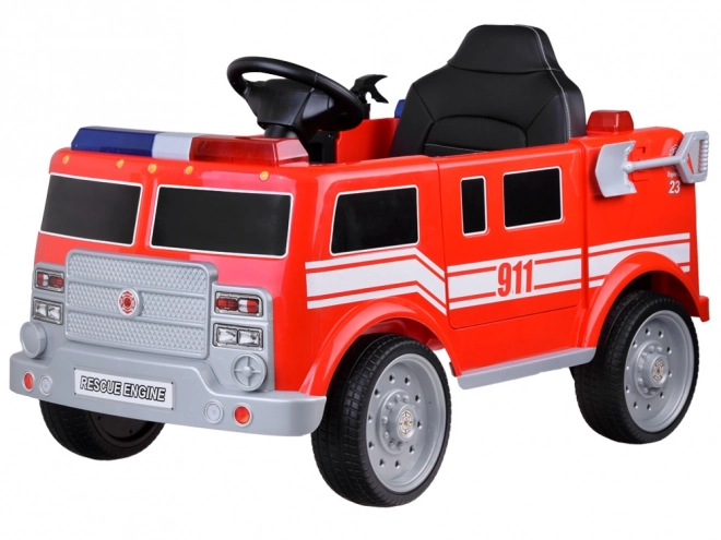 Elektrické hasičské auto pro děti s dálkovým ovládáním