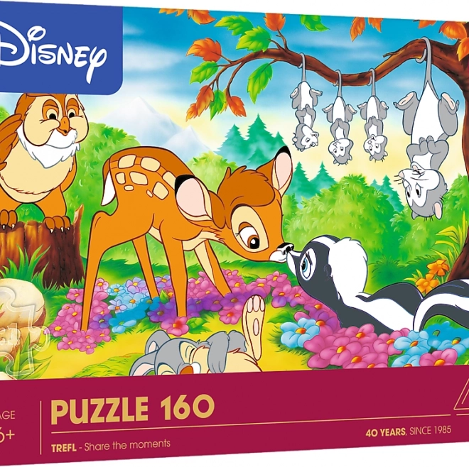 Puzzle Bambi a lesní přátelé 160 dílků