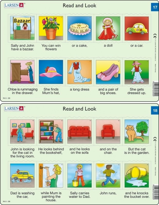 Puzzle angličtina – krátký text, 10 dílků