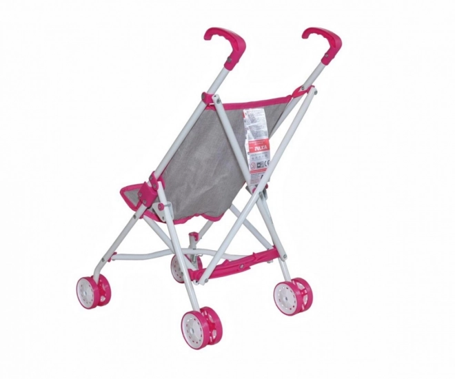 Kočárek pro panenky Milly Mally Julia Prestige Pink