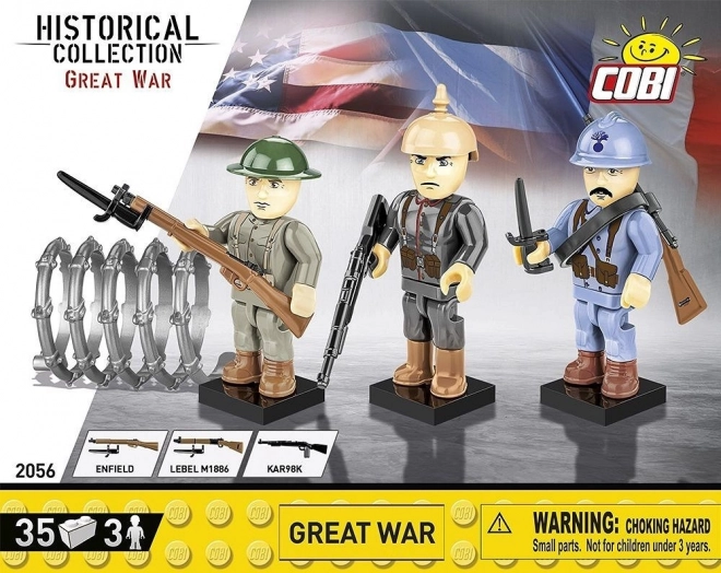 Velká válka 3 figurky 35 cihel