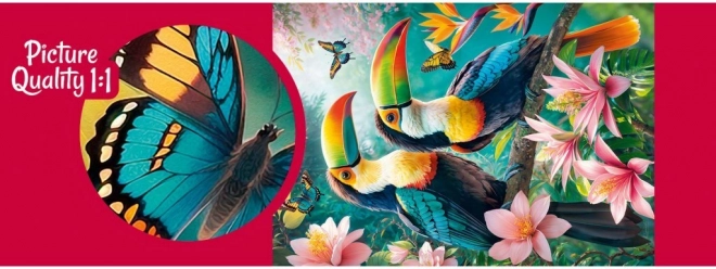 Puzzle Tukani v Ráji 1000 Dílů