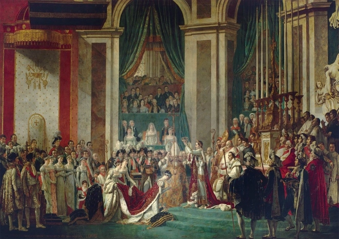 Puzzle korunovace císaře Napoleona a císařovny Josefíny 1000 dílků