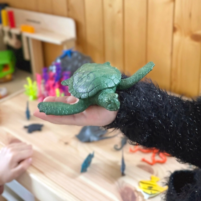 Sada figurek mořských zvířat