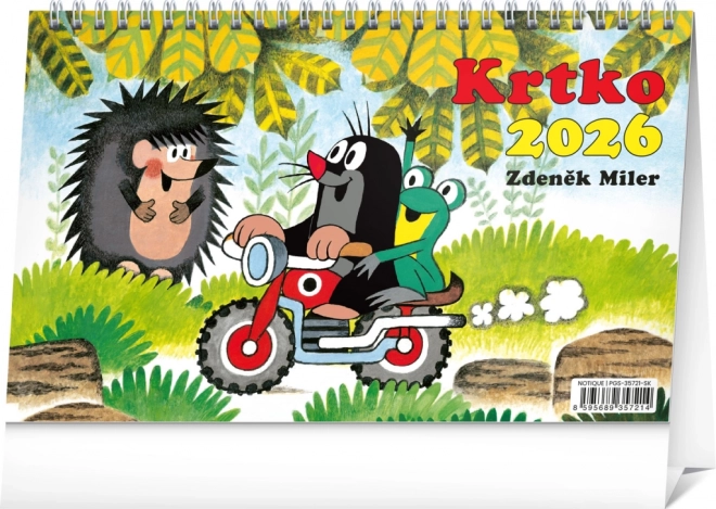 Stolní kalendář Krtko 2026
