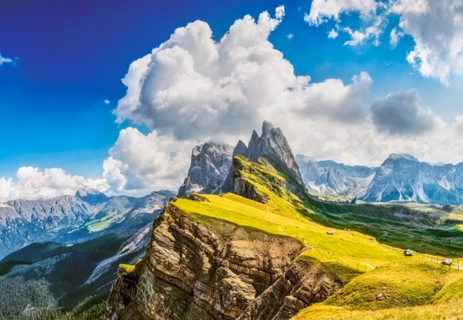 Puzzle 1500 dílků Majestátní Dolomity, Itálie