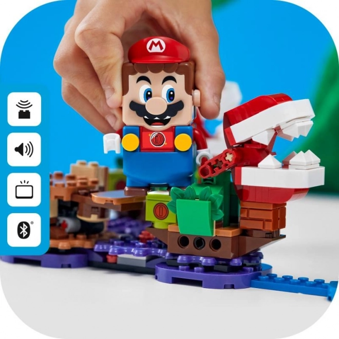 Hlavolam s Piraňovou Rostlinou - Rozšiřující Set LEGO Super Mario