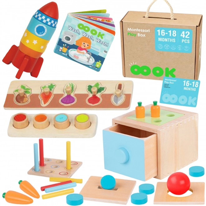 Tooky Toy Montesorri Sensory Box XXL 7v1