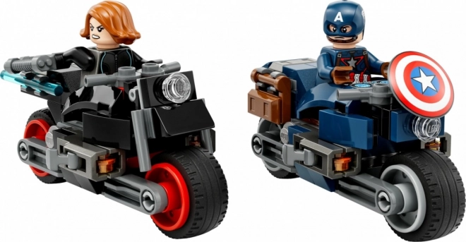 LEGO Marvel Motocykly Černé Vdovy a Kapitána Ameriky