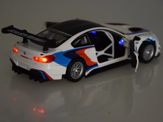Kovový model sportovního auta BMW M6 GT3