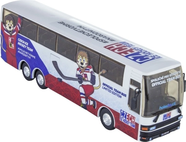 Stavebnice Monti System - MS 31.1 Autobus Czech Ice Hockey Team