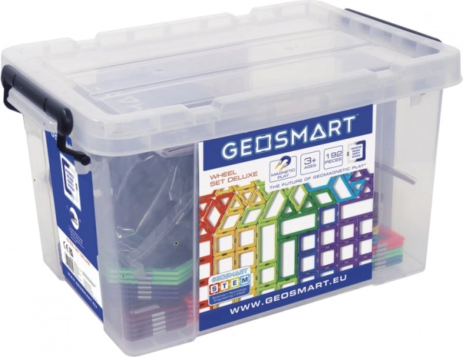 Magnetická stavebnice GeoSmart Deluxe Kolečková sada