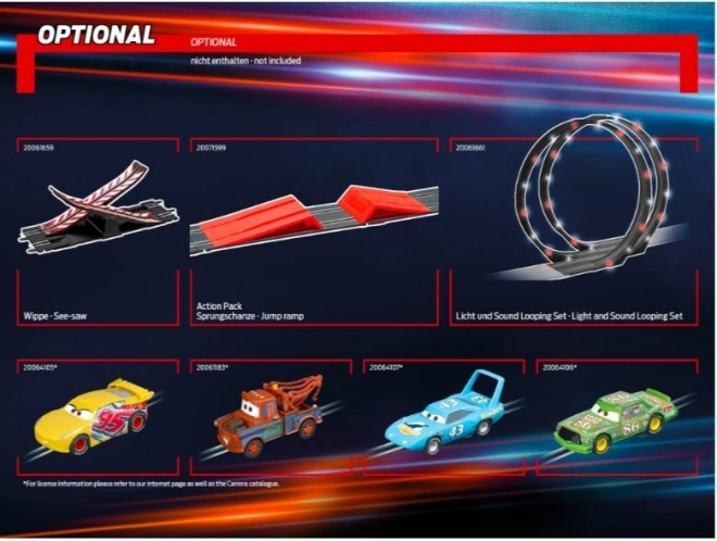 Autodráha Carrera GO 62559 Disney Cars - Glow