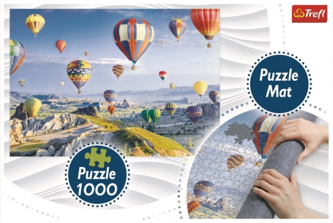 Puzzle Balóny nad Kappadokií 1000 dílků s podložkou