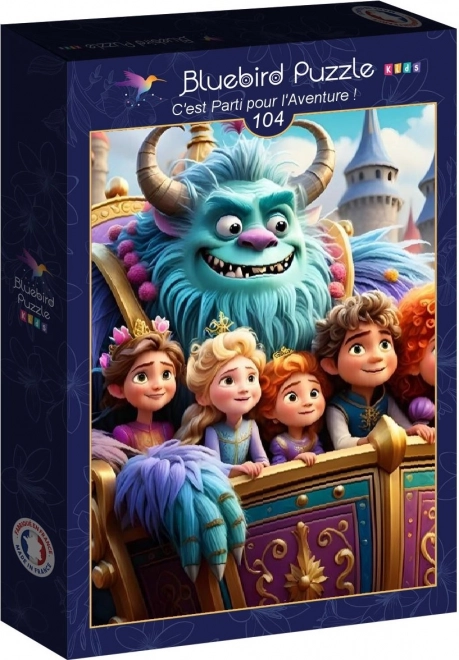 Puzzle Bluebird Za dobrodružstvím 104 dílků